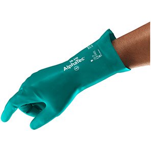 Ansell AlphaTec 58-330 Nitrile Chemical-Resistant Gloves