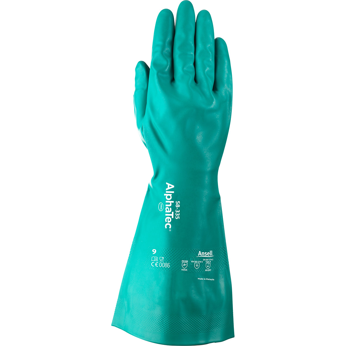 Ansell AlphaTec 58335 Nitrile ChemicalResistant Gloves Ansell