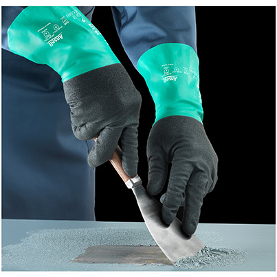 Ansell AlphaTec 58-128 Nitrile Chemical-Resistant Gloves