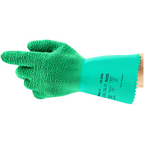 Ansell AlphaTec 16-650 Latex Chemical-Resistant Gloves