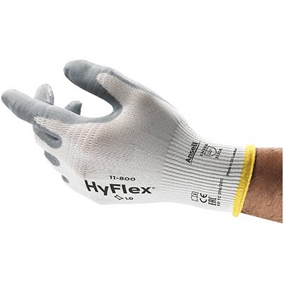 Ansell HyFlex 11-800 Nitrile-Coated Work Gloves