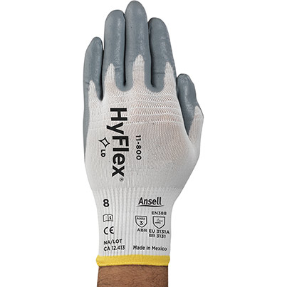 thumbnail image 2 of Ansell HyFlex 11-841 Foam Nitrile Grip Work Gloves – Size 9 – Pack Of 12 Pairs (24 Gloves), NEW 2 of 3