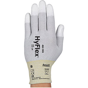 Ansell HyFlex 48-135 PU-Coated ESD Safety Gloves 11