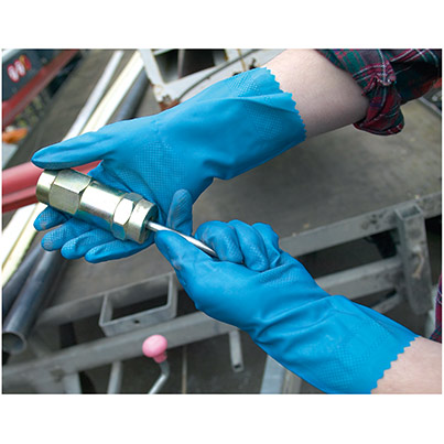 Ansell AlphaTec 87-665 Latex Chemical-Resistant Gloves