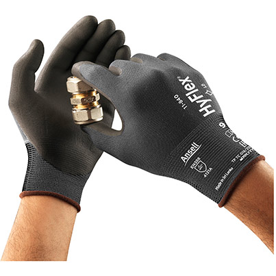 Ansell HyFlex 11-840 Nitrile-Coated Work Gloves