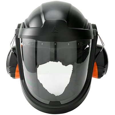 Skytec Sentinel PAPR Helmet with Ear Defenders