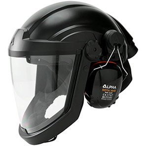 Skytec Sentinel PAPR Helmet with Ear Defenders