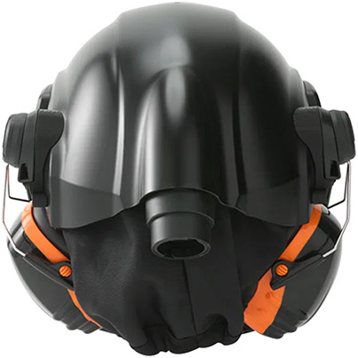 Skytec Sentinel PAPR Helmet with Ear Defenders