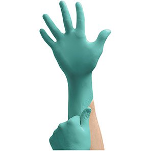 Ansell MICROFLEX NeoTouch 25-201 Green Neoprene Disposable Gloves (Box of 100) 10