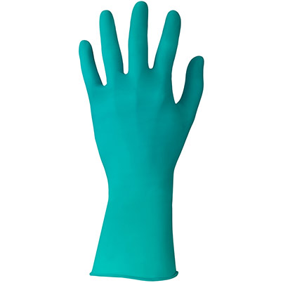 Ansell TouchNTuff 92-605 Green Long-Cuff Nitrile Disposable Gloves (Box of 100)