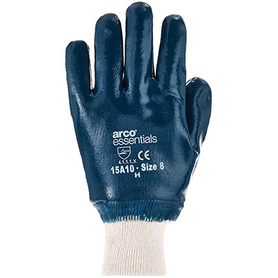 Arco Essentials Heavyweight Fully Nitrile-Coated Work Gloves