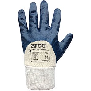 Arco Heavyweight Palm Coated Nitrile Gloves 10