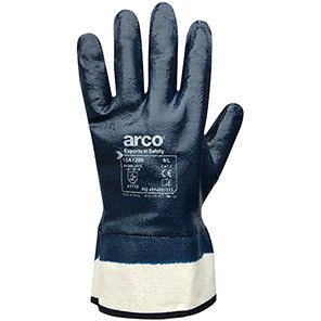 Arco Safety-Cuff Nitrile-Coated Work Gloves 10