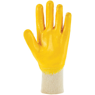 Arco Lightweight Palm Yellow Nitrile Gloves