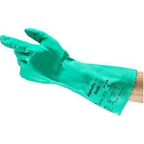Ansell AlphaTec 39-124 Nitrile Chemical-Resistant Gloves