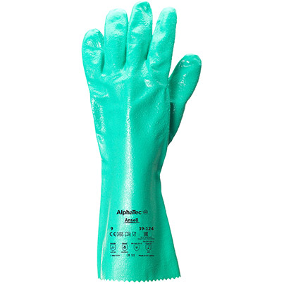 Ansell AlphaTec 39-124 Nitrile Chemical-Resistant Gloves