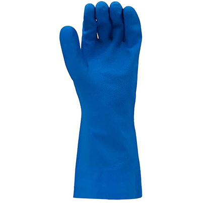 Showa 719B Blue Food-Safe Nitrile Chemical Gloves