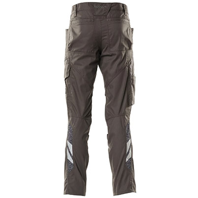 MASCOT ACCELERATE 18379 Anthracite Grey Work Trousers with Kneepad Pockets