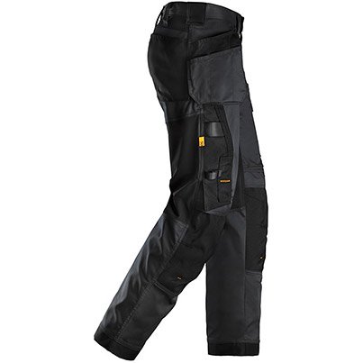 Snickers AllroundWork 6251 Men’s Black Trousers with Holster Pockets