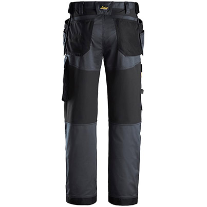 Snickers AllroundWork 6251 Men’s Grey/Black Trousers with Holster Pockets