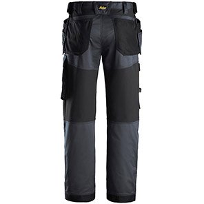 Snickers AllroundWork 6251 Men’s Grey/Black Trousers with Holster Pockets