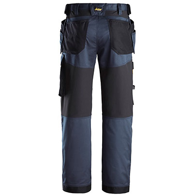 Snickers AllroundWork 6251 Men’s Navy/Black Trousers with Holster Pockets
