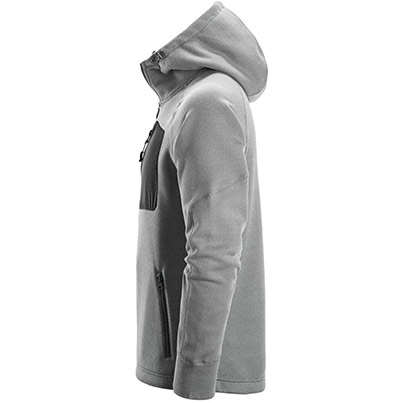Snickers FlexiWork 8041 Men’s Grey Fleece Hoodie
