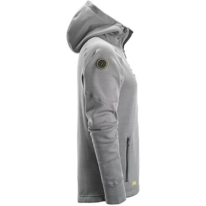 Snickers FlexiWork 8041 Men’s Grey Fleece Hoodie
