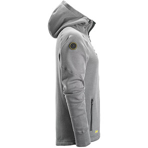 Snickers FlexiWork 8041 Men’s Grey Fleece Hoodie