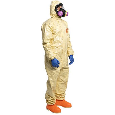 DuPont Tychem 6000 SFR Yellow Chemical Coveralls