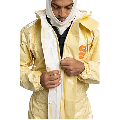 DuPont Tychem 6000 SFR Yellow Chemical Coveralls