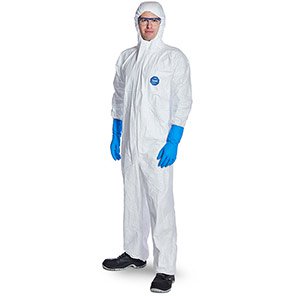 DuPont Tyvek Xpert White Chemical Coveralls (Pack of 25)