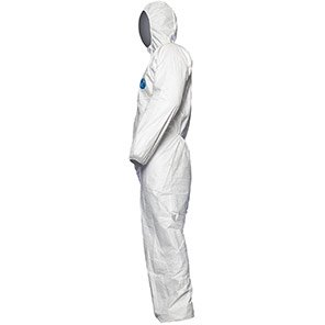 DuPont Tyvek Xpert White Chemical Coveralls (Pack of 25)