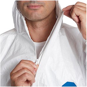 DuPont Tyvek Xpert White Chemical Coveralls (Pack of 25)