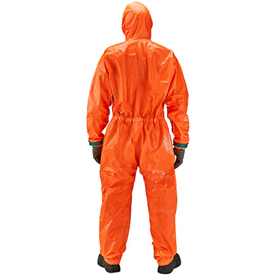 Ansell AlphaTec 4000 CFR Model 111 Orange Chemical Coverall