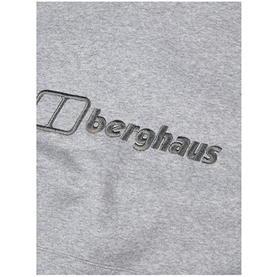 Berghaus Men’s Grey Marl Logo Hoodie