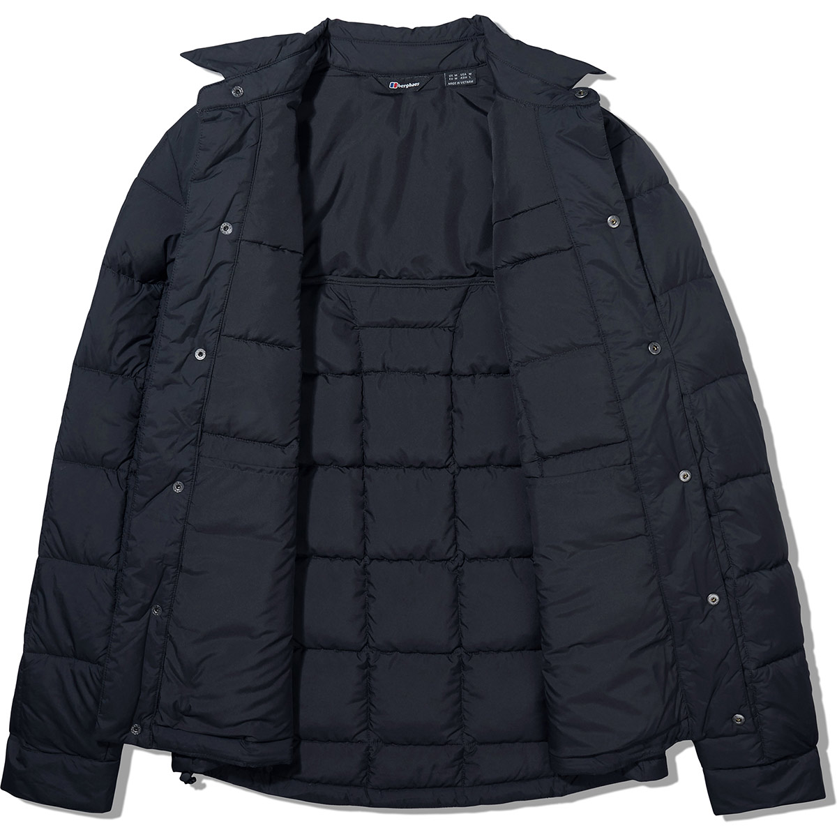 Berghaus Nollan Men’s Jet Black Insulated Shirt Jacket Berghaus