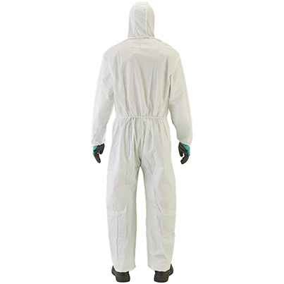 Ansell AlphaTec 2000 COMFORT Model 129 White Chemical Coverall