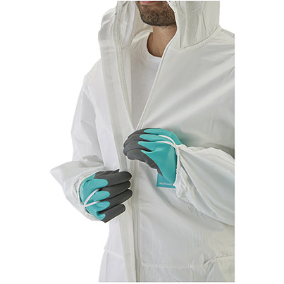 Ansell AlphaTec 2000 COMFORT Model 129 White Chemical Coverall