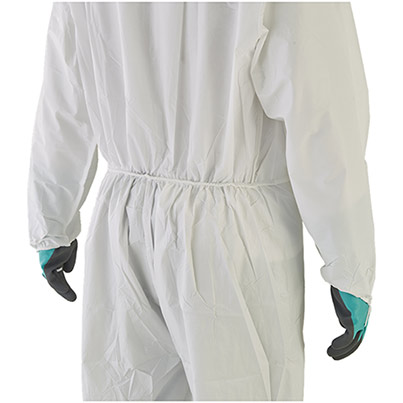 Ansell AlphaTec 2000 COMFORT Model 129 White Chemical Coverall