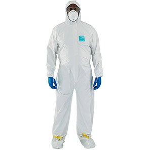 Ansell AlphaTec 2000 STANDARD Model 122 White Chemical Coverall 2XL