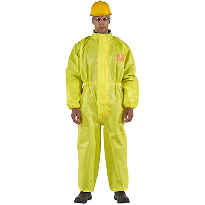 Ansell AlphaTec 3000 Model 103 Yellow Chemical Coverall