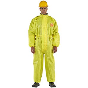 Ansell AlphaTec 3000 Model 103 Yellow Chemical Coverall 2XL