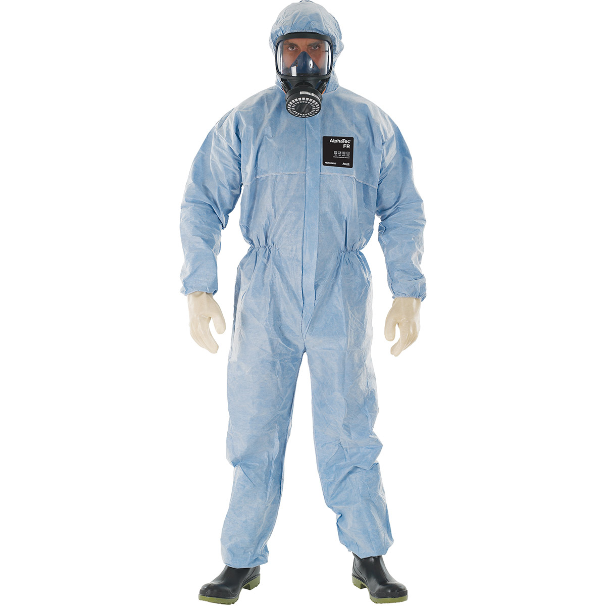 Ansell AlphaTec FR Model 111 Blue FlameRetardant Chemical Coverall