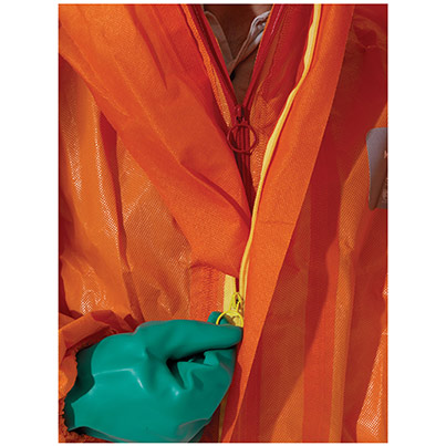 Ansell AlphaTec 5000 Model 111 Orange Chemical Coverall