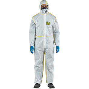 Ansell AlphaTec 2300 COMFORT Model 129 White Chemical Coverall XL