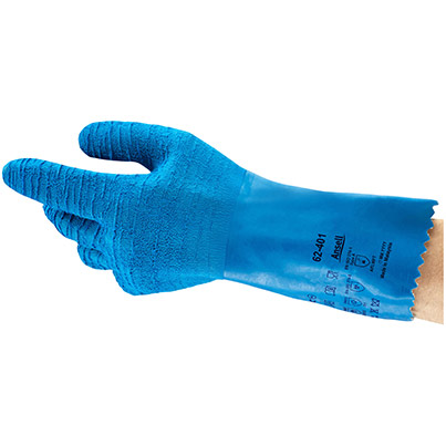 Ansell AlphaTec 62-401 Latex Chemical-Resistant Gloves
