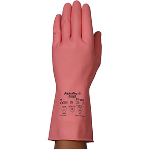 Ansell AlphaTec 87-085 Latex Chemical-Resistant Gloves