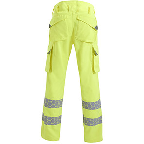 ProGARM TR270F Women's Yellow Hi-Vis Arc-Flash Cargo Trousers