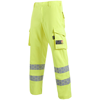 ProGARM TR270F Women's Yellow Hi-Vis Arc-Flash Cargo Trousers